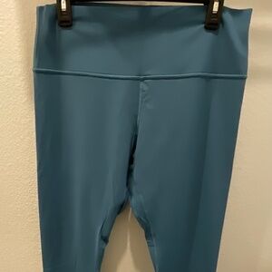 Blue Lululemon leggings